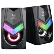 Marvo reproduktory SG-118, 6W, černé, podsvícené
