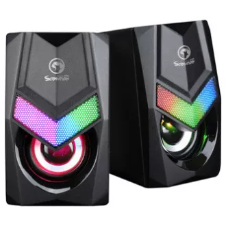 Marvo reproduktory SG-118, 6W, černé, podsvícené Marvo reproduktory SG-118, 6W, černé, podsvícené