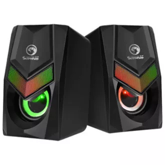 Marvo reproduktory SG-118, 6W, černé, podsvícené Marvo reproduktory SG-118, 6W, černé, podsvícené