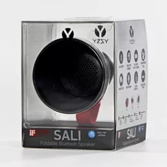 YZSY Bluetooth reproduktor SALI, 1.0, 3W, černý, regulace hlasitosti, skládací, voděodolný, DOPRODEJ
