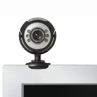 Defender C-110 Web kamera, černo-šedá 0.3 Mpix, USB 2.0, pro notebook/LCD Defender C-110 Web kamera, černo-šedá 0.3 Mpix, USB 2.0, pro notebook/LCD