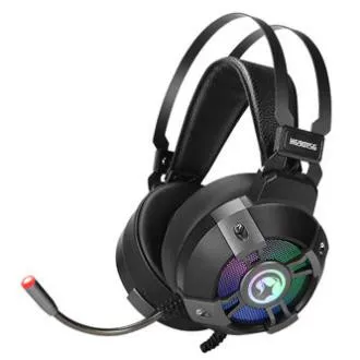 Marvo HG9015G sluchátka s mikrofonem, drátová, černá, 7.1 (virtuálně), USB - Použité Marvo HG9015G sluchátka s mikrofonem, drátová, černá, 7.1 (virtuálně), USB - Použité