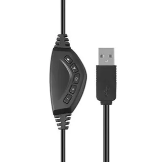 Marvo HG9022 sluchátka s mikrofonem, drátová, černo-červená, 7.1 (virtualně), LED,podsvícená typ USB