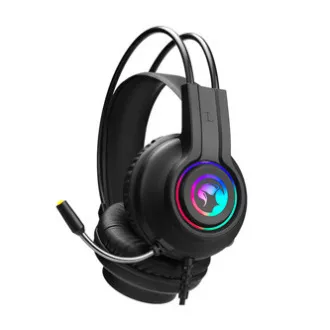 Marvo HG8935 sluchátka s mikrofonem, drátová, černá, podsvícená, USB Marvo HG8935 sluchátka s mikrofonem, drátová, černá, podsvícená, USB