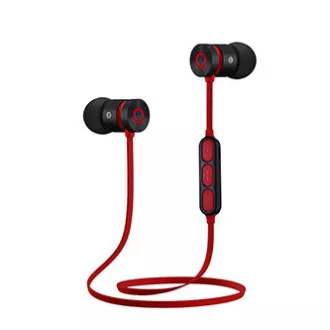 Powerton LIFE ARIVO Bezdrátová bluetooth sluchátka, černo-červená Powerton LIFE ARIVO Bezdrátová bluetooth sluchátka, černo-červená