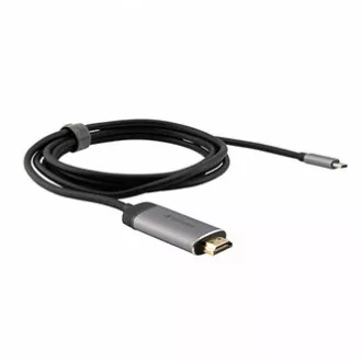 USB (3.1) hub 1-port, 49144, šedá, délka kabelu 1,5m, Verbatim, adaptér USB C na HDMI