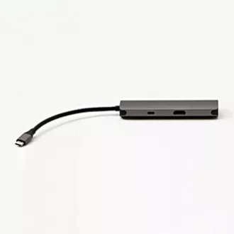 USB 3.1 Type-C Dokovací stanice šedá, All New, HDMI, RJ45, microSD, USB C (PD), 2x USB3.0 USB 3.1 Type-C Dokovací stanice šedá, All New, HDMI, RJ45, microSD, USB C (PD), 2x USB3.0