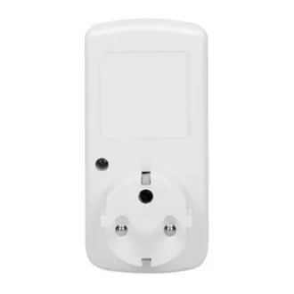 Zásuvka s elektronickým časovačem Mini 230V, 50Hz, max. 1800W, bílá, Virone, časovač, 10 programů, 2P+Z Zásuvka s elektronickým časovačem Mini 230V, 50Hz, max. 1800W, bílá, Virone, časovač, 10 programů, 2P+Z