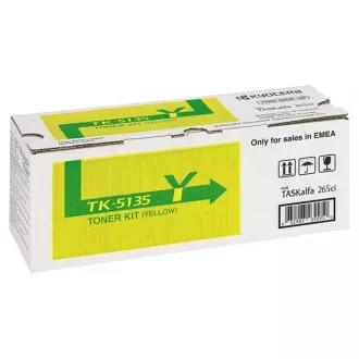 Kyocera TK-5135 (TK-5135Y) - toner, yellow (žlutý) Kyocera TK-5135 (TK-5135Y) - toner, yellow (žlutý)