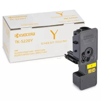 Kyocera TK-5220 (TK-5220Y) - toner, yellow (žlutý) Kyocera TK-5220 (TK-5220Y) - toner, yellow (žlutý)