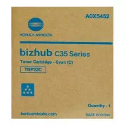 Konica Minolta TNP-22 (A0X5452) - toner, cyan (azurový)
