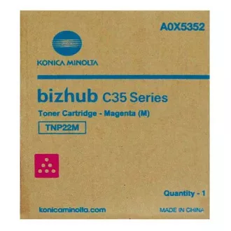 Konica Minolta TNP-22 (A0X5352) - toner, magenta (purpurový)
