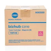 Konica Minolta TNP-51 (A0X5355) - toner, magenta (purpurový)