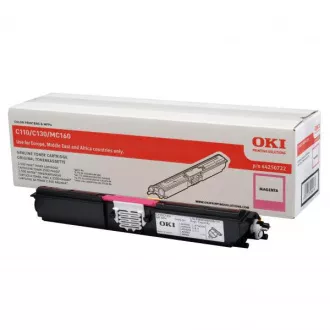Oki C110 (44250722) - toner, magenta (purpurový) Oki C110 (44250722) - toner, magenta (purpurový)
