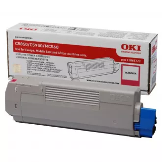 Oki C5850 (43865722) - toner, magenta (purpurový)