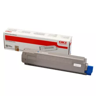 Oki C801 (44643003) - toner, cyan (azurový)