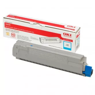 Oki C8600 (43487711) - toner, cyan (azurový)