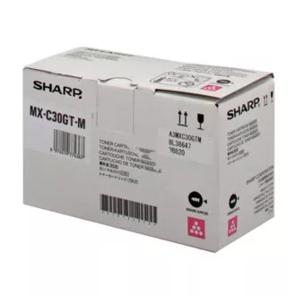 Sharp MX-C30GTM - toner, magenta (purpurový) Sharp MX-C30GTM - toner, magenta (purpurový)