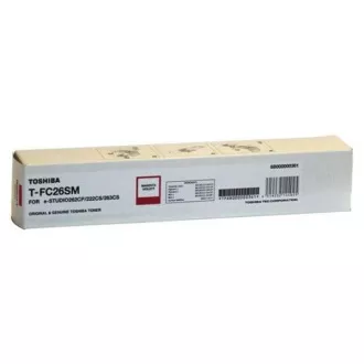 Toshiba T-FC26SM - toner, magenta (purpurový) Toshiba T-FC26SM - toner, magenta (purpurový)