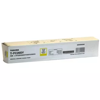 Toshiba T-FC26SY - toner, yellow (žlutý) Toshiba T-FC26SY - toner, yellow (žlutý)