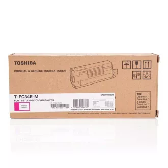 Toshiba T-FC34EM - toner, magenta (purpurový)