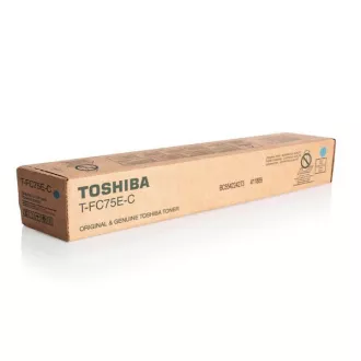 Toshiba T-FC75E-C - toner, cyan (azurový) Toshiba T-FC75E-C - toner, cyan (azurový)