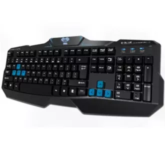 E-blue Cobra EKM746 klávesnice drátová (USB) CZ/SK, černá, DOPRODEJ