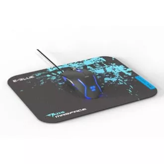 E-blue Polygon sada klávesnice drátová (USB) US, černo-modrá s myší Cobra II, herní, a podložkou Mazer Marface S typ, DOPRODEJ E-blue Polygon sada klávesnice drátová (USB) US, černo-modrá s myší Cobra II, herní, a podložkou Mazer Marface S typ, DOPRODEJ