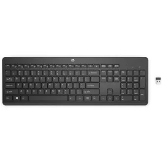 HP 230 Klávesnice bezdrátová CZ/SK, černá klasická, 2.4 [GHz]