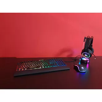 Marvo CM305 RGB sada klávesnice drátová (USB) CZ/SK, černá s herní myší a sluchátky, herní, membránová typ RGB podsvícená Marvo CM305 RGB sada klávesnice drátová (USB) CZ/SK, černá s herní myší a sluchátky, herní, membránová typ RGB podsvícená