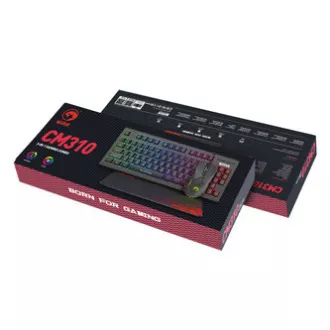 Marvo CM310 EN RGB sada klávesnice drátová (USB) US, černá s herní myší a podložkou, herní, membránová typ podsvícená Marvo CM310 EN RGB sada klávesnice drátová (USB) US, černá s herní myší a podložkou, herní, membránová typ podsvícená