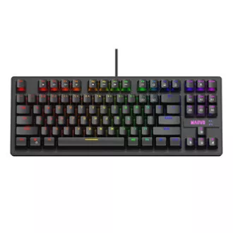 Marvo KG901 klávesnice drátová (USB) CZ/SK, černá mechanická