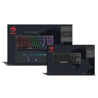 Marvo KG901 klávesnice drátová (USB) CZ/SK, černá mechanická
