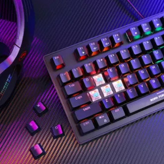 Marvo KG901 klávesnice drátová (USB) CZ/SK, černá mechanická