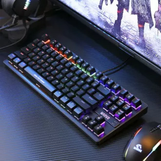 Marvo KG901 klávesnice drátová (USB) CZ/SK, černá mechanická