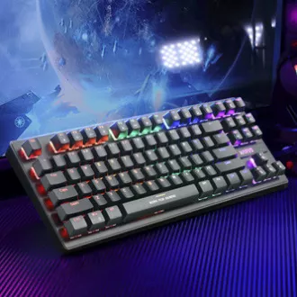 Marvo KG901 klávesnice drátová (USB) CZ/SK, černá mechanická