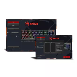 Marvo KG917 klávesnice drátová (USB) US, černá mechanická Marvo KG917 klávesnice drátová (USB) US, černá mechanická
