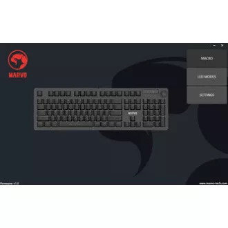 Marvo KG954 EN klávesnice drátová (USB) US, černá mechanická