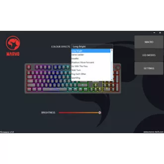 Marvo KG954 EN klávesnice drátová (USB) US, černá mechanická