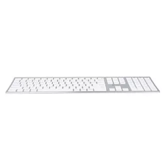 Powerton LIFE ULTRASLIM Klávesnice bezdrátová CZ/SK, stříbrná