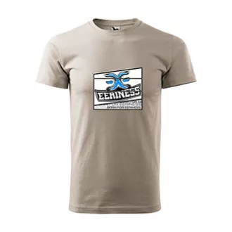 Tričko EERINESS, unisex, béžové, vel. S Tričko EERINESS, unisex, béžové, vel. S