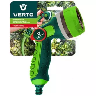 Verto pistolový rozprašovač 7 funkcí, plynulá regulace vody palcem, 1/2", zelený, 15G710 Verto pistolový rozprašovač 7 funkcí, plynulá regulace vody palcem, 1/2", zelený, 15G710